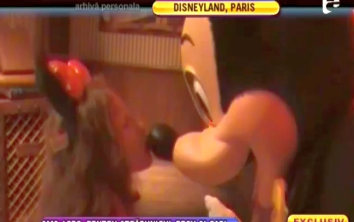 Gabriela l-a pupat pe Mickey Mouse