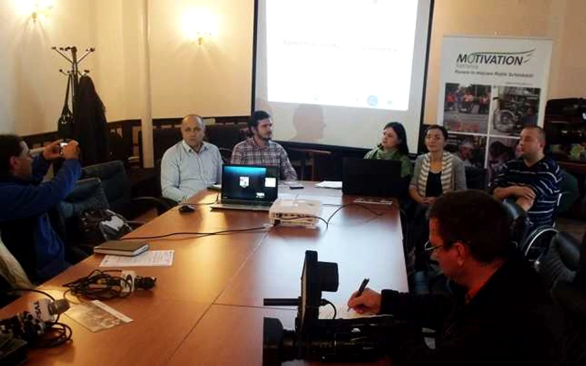 Coordonatorii proiectului, la evenimentul de lansare organizat la Buzău