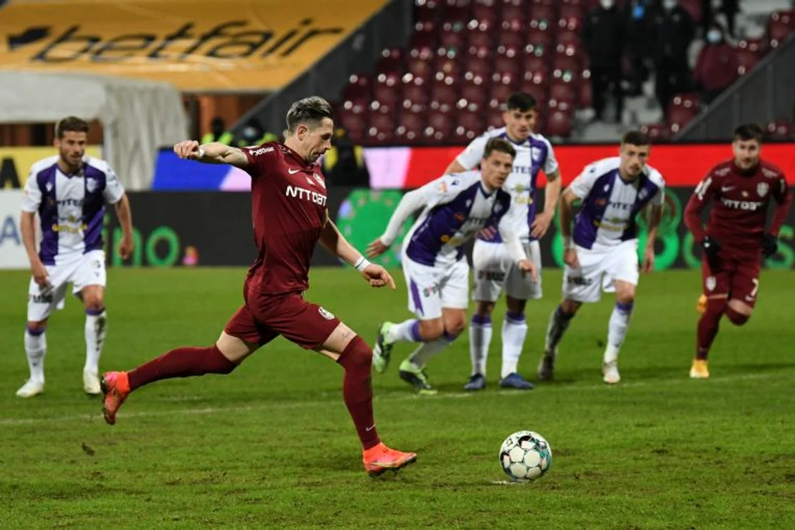 
    Deac a marcat două goluri din penalty contra celor de la FC ArgeșFOTO: Sportpictures.eu  