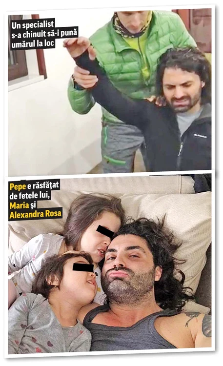 
    Pepe a urcat la volanul  maşinii sale, deşi are  dureri mari la umărFotografii: Mihai Ionescu  