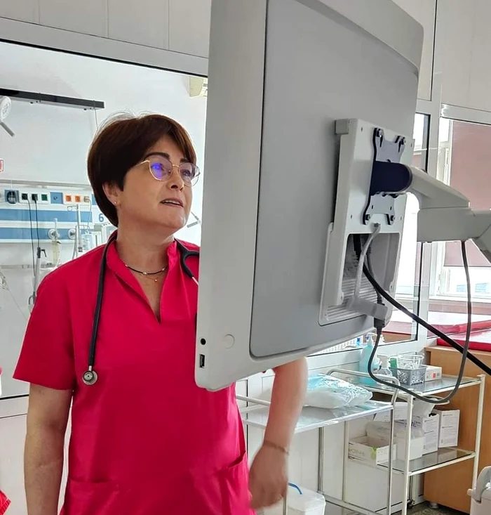 Secția de terapie intensivă neonatală din Târgoviște, inclusă în rețeaua națională de telemedicină. FOTO Spital