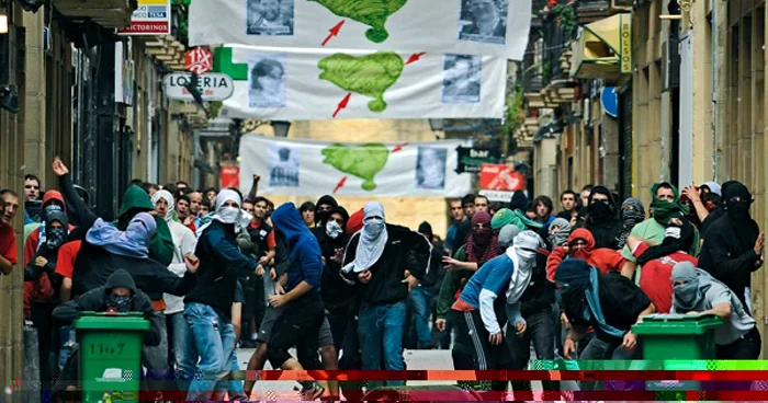 Organizaţia Segi era responsabilă de acţiunile de vandalizare Kale Borroka Foto: wikipedios.com