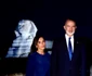 Regele Felipe și Regina Letizia la piramidele din Giza. FOTO: Casa Regală spaniolă