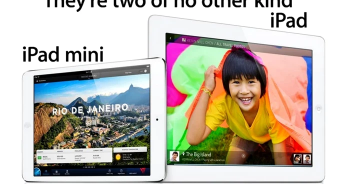 iPad mini şi iPad clasic, tabletele de la Apple. FOTO Adevărul