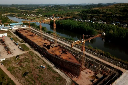 Titanicul - o replică este construită de chinezi. FOTO AFP