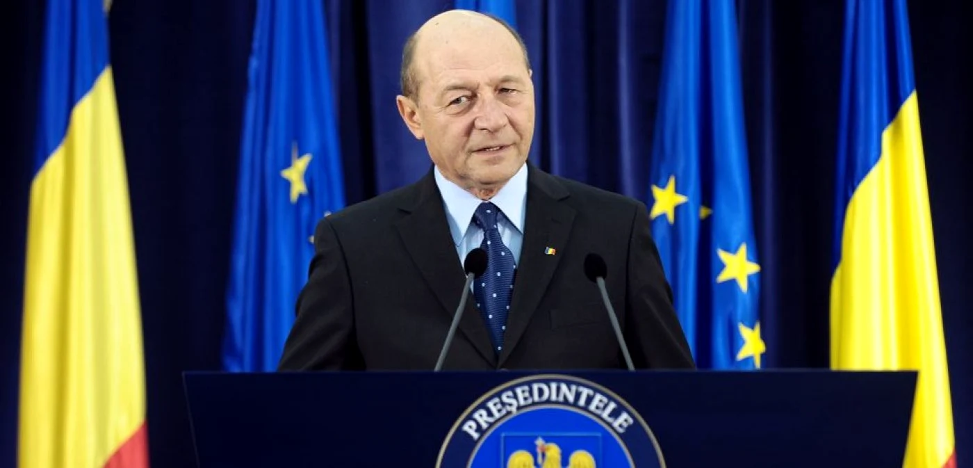 Traian Băsescu, preşedintele României.