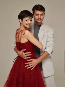 Karina Jianu şi Vlad Udrescu, protagonişti în „Ana, Mi-ai fost scrisă în ADN” foto: Antena 1