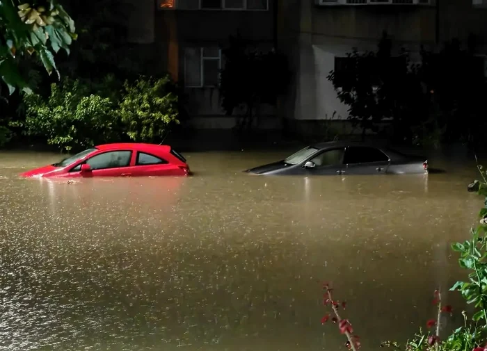 A fost depășită cantitatea maximă absolută de precipitații pe țară Foto: Meteoplus/Facebook