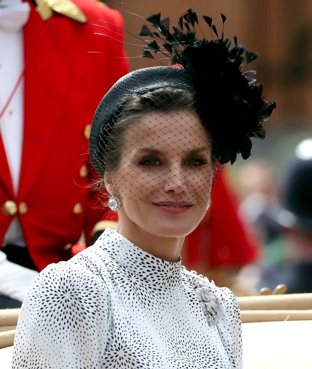 Regina Letizia la Castelul Windsor când Regele Felipe a primit Ordinul Jartierei în 2019   GettyImages 1150381585 jpg