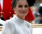 Regina Letizia la Castelul Windsor când Regele Felipe a primit Ordinul Jartierei în 2019. FOTO: Getty Images