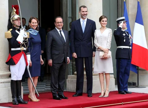 Regele Felipe al VI-lea si regina Letizia in vizita in Franta FOTO AP