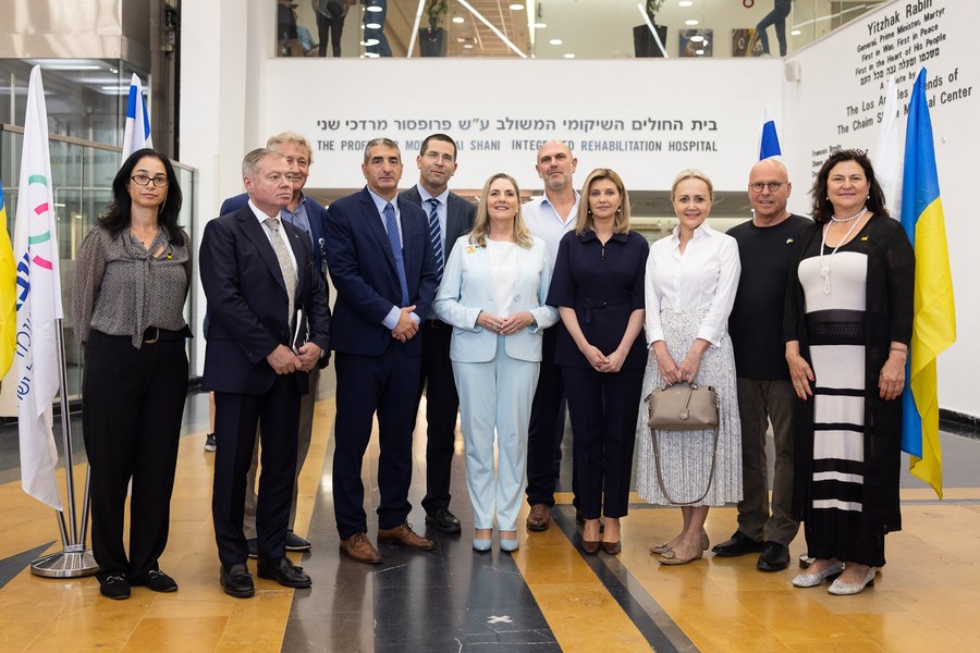 Prima doamnă a Ucrainei, Olena Zelenska, interesată de proiecte de cooperare cu Israelul în domeniul sănătăţii