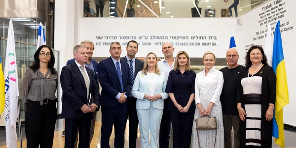 Olena Zelenska in Israel FOTO facebook jpg