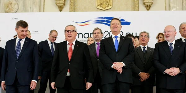 Jean-Claude Juncker primit la Cotroceni de Klaus Iohannis. FOTO Inquam Photos/George Calin