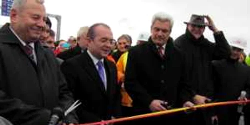 Emil Boc a inaugurat centura Sibiului
