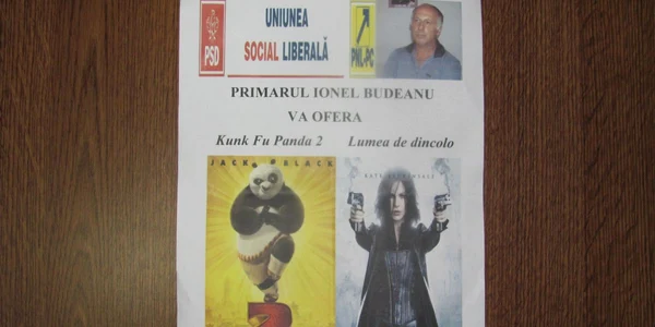 Afişul filmelor oferite de Ionel Budeanu