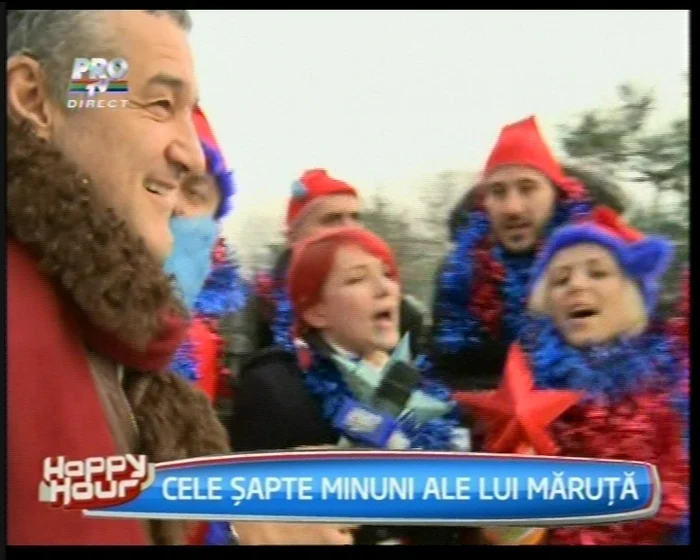 Becali, vizitat de echipa „Happy Hour”