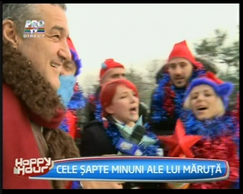 Becali, vizitat de echipa „Happy Hour”