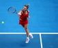 Simona Halep în meciul din semifinale contra nemţooaicei Angelique Kerber în timpul turneului Australian Open 2018 pe Melbourne Park în Melbourne Australia FOTO Guliver / Getty Images / Cameron Spencer