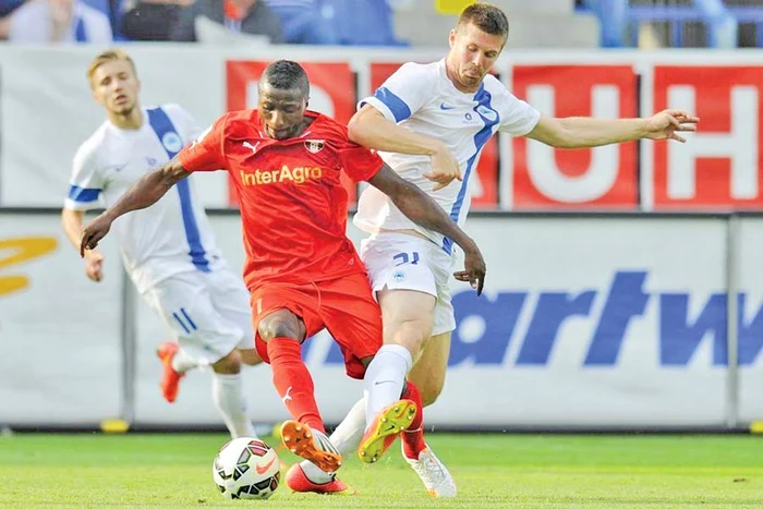 Astra s-a distrat cu Slovan Liberec, dar în play off va trebui să muncească mult pentru a trece de franceziFoto: Reuters