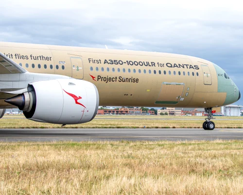 A350 1000ULR MSN707 Qantas First flight landing AI PHO 0383 08 019 jpg