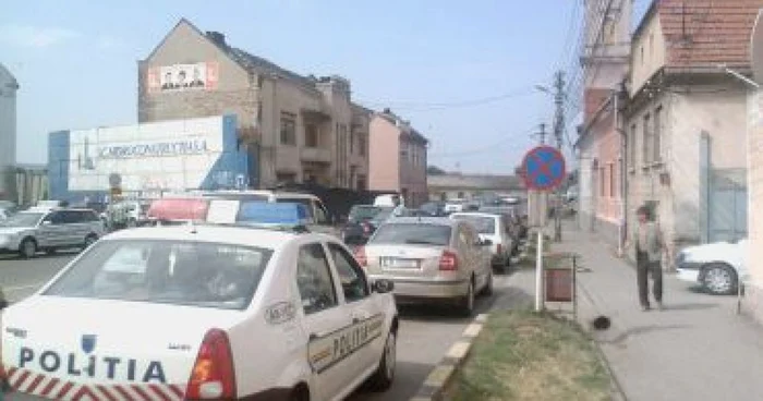Alba Iulia: Accident de circulaţie în cartierul Mihail Kogălniceanu din Sebeş
