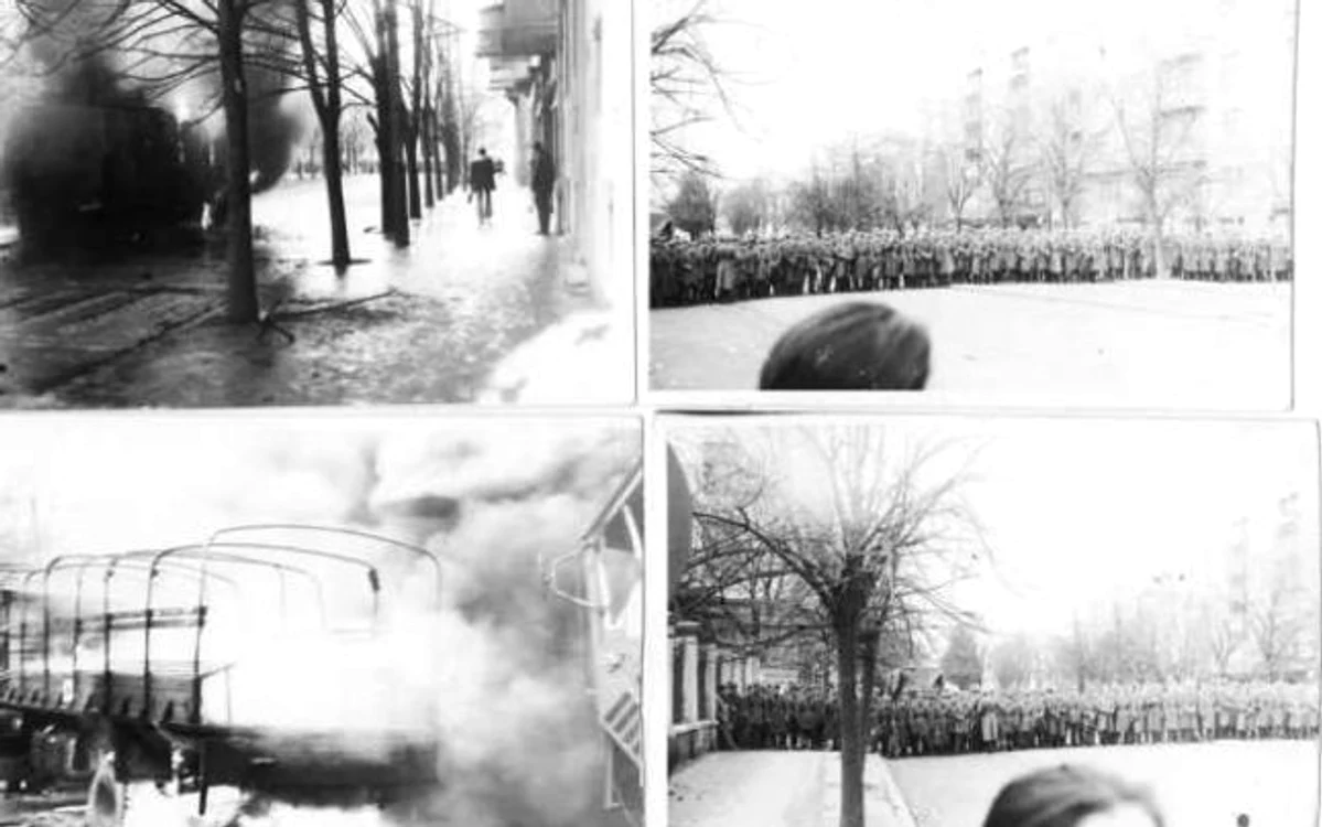 Fotografii realizate de Ştefan Iordănescu în 17 decembrie 1989