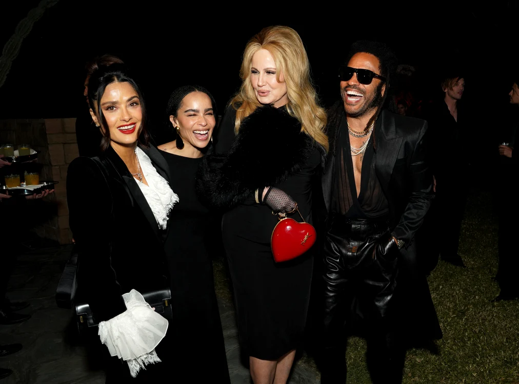 Salma Hayek, Zoe Kravitz, Jennifer Coolidge și Lenny Kravitz, Getty jpg
