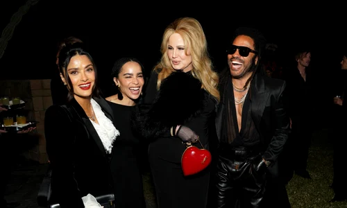 Salma Hayek, Zoe Kravitz, Jennifer Coolidge și Lenny Kravitz, Getty jpg