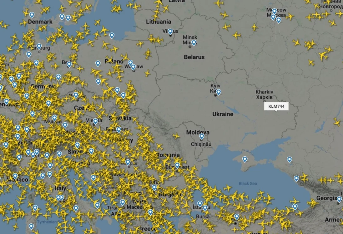 FOTO: captura Flightradar24.com
