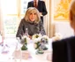 Brigitte Macron şi Olena Zelenska la Palatul Elysee