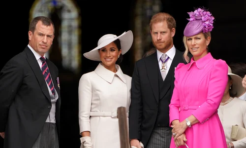 Peter Phillips, Meghan Markle, Prințul Harry și Zara Tindall, Getty jpg