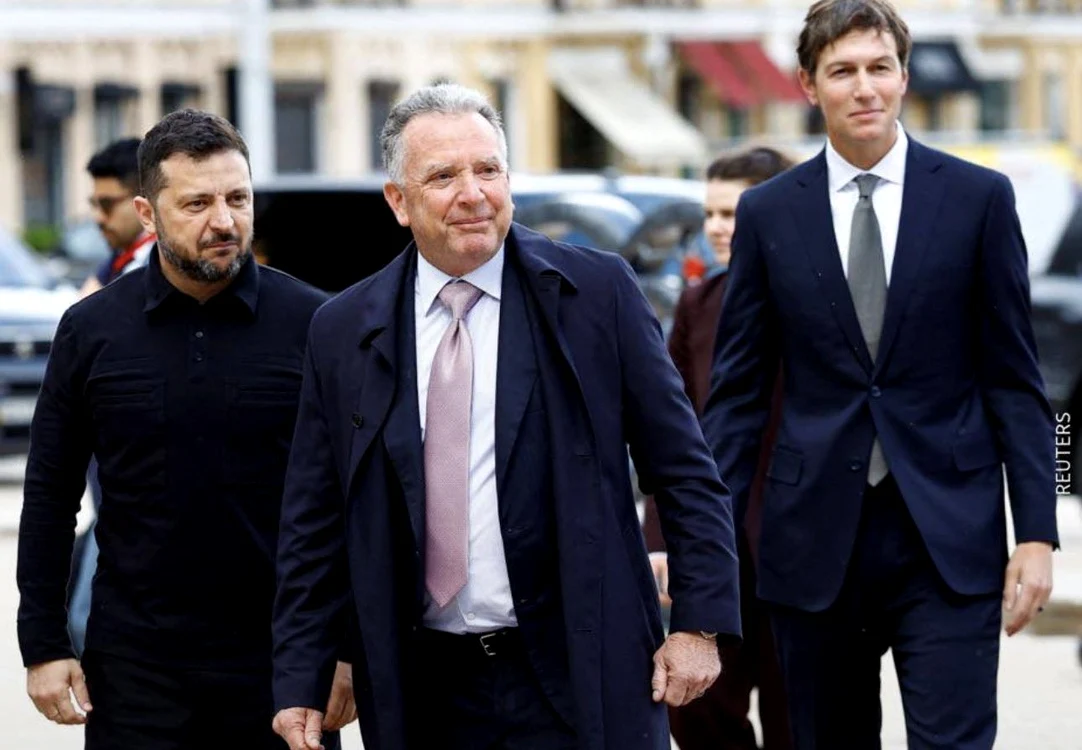 Volodimir Zelenski, Steve Witkoff și Jared Kushner
