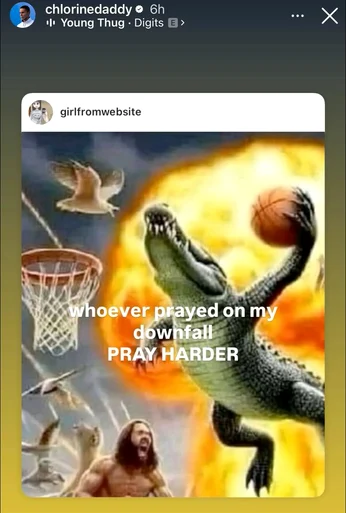 Mesajul lui David Popovici, transmis prin intermediul Instagram 