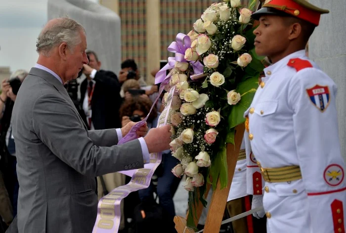 Vizita print Charles Cuba FOTO AFP