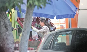 Alina Cupşa a stat  mai bine de jumătate  de oră la magazin jpeg