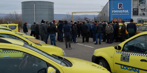 protest taximetristi vaslui