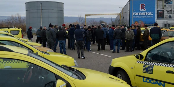 protest taximetristi vaslui