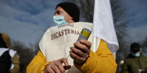 Protest Publisind / 17 feb 2021 / FOTO Inquam Photos / Octav Ganea