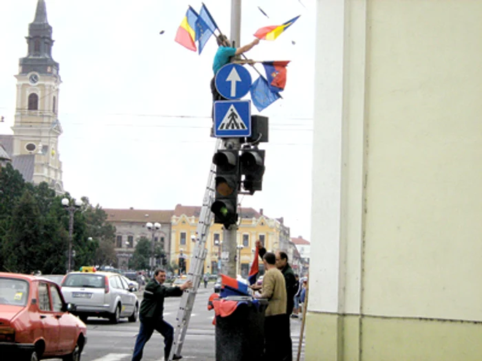 Oradea: Steaguri noi pentru Ziua Oraşului