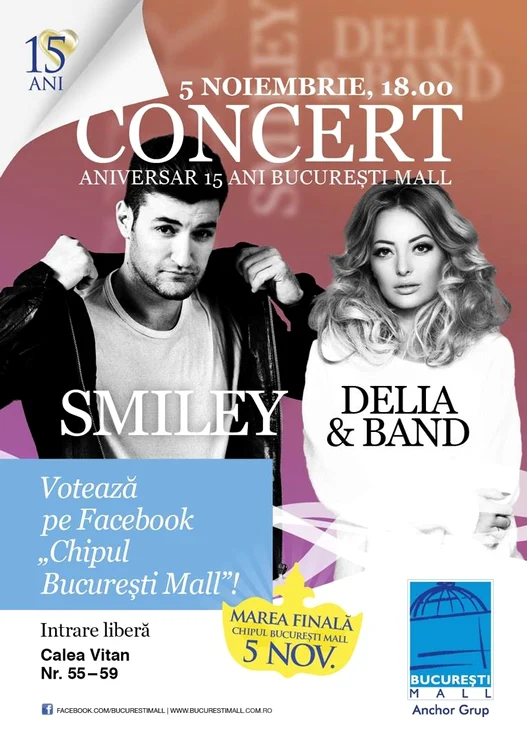 Delia va deschide petrecerea cu un minirecital, iar spectacolul va fi prezentat de Răzvan și Dani
