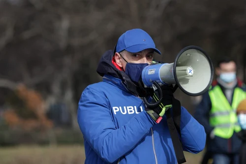 Protest Publisind / 17 feb 2021 / FOTO Inquam Photos / Octav Ganea