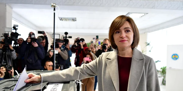 Maia Sandu voteaza FOTO Facebook jpg