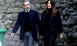 Nicolas Sarkozy și soția sa, Carla Bruni FOTO EPA EFE jpg