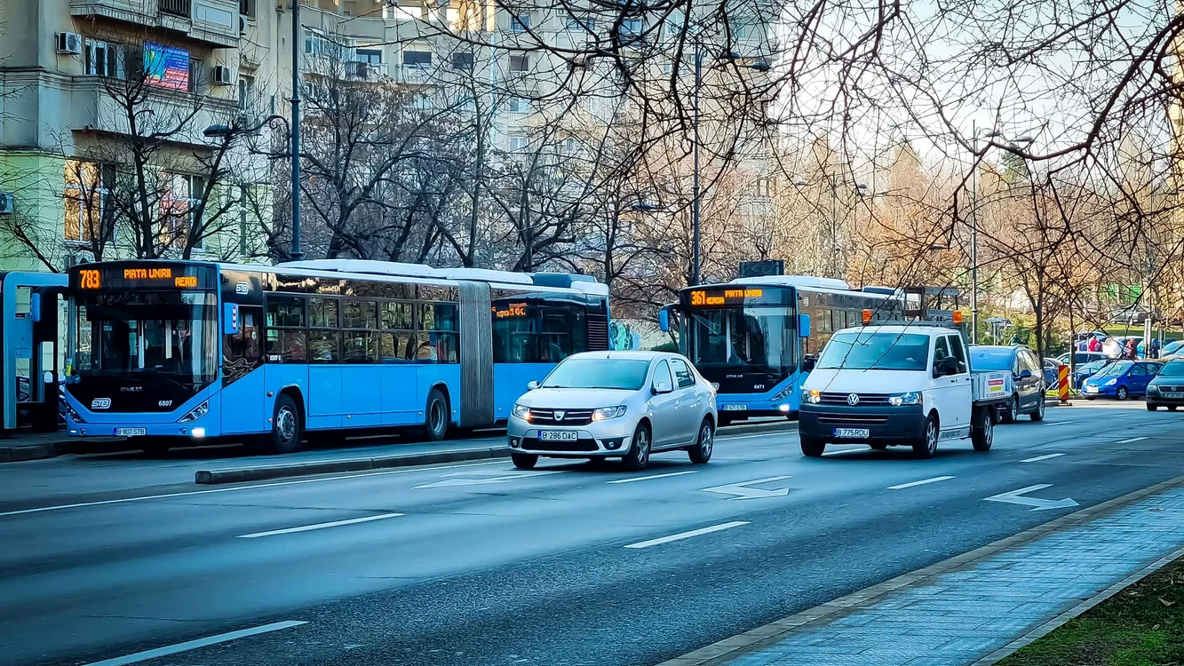 Modificări ale circulației mijloacelor de transport din Capitală - Foto Arhiva