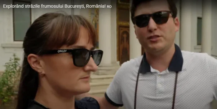 Vernon și Maryana s-au declarat impresionați de capitala României FOTO  captură video Youtube