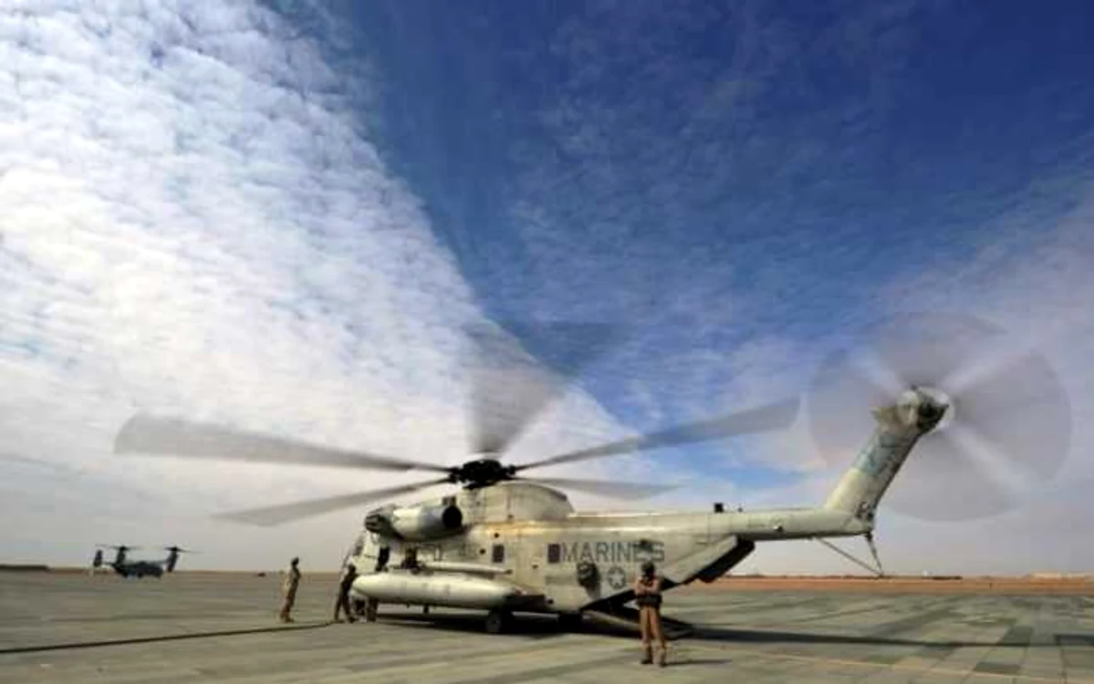 Elicopter CH-53 al Marinei Americane FOTO AFP