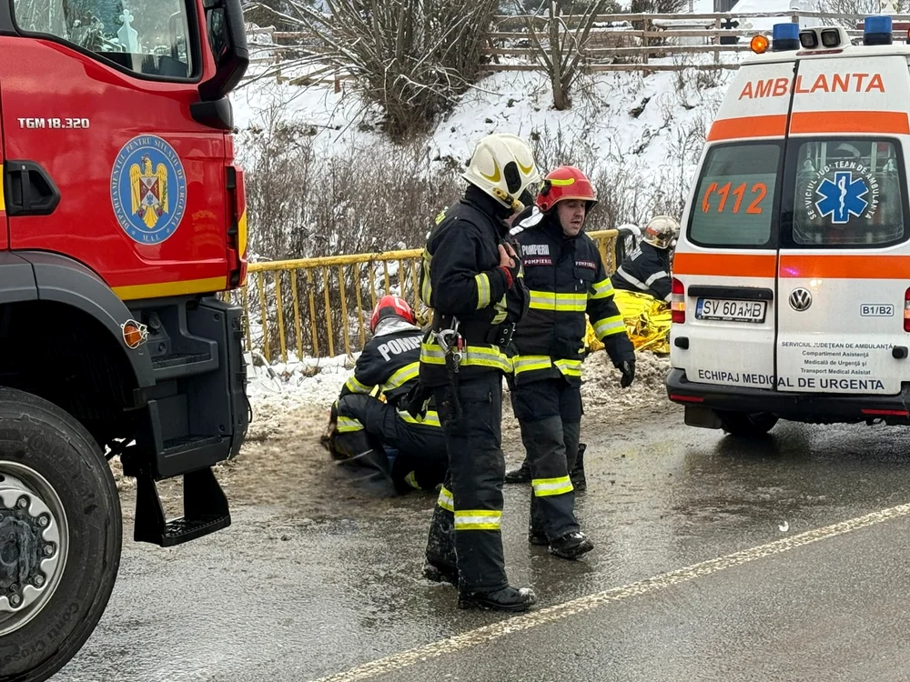 Pompierii au intervenit de urgență FOTO: Radio Dorna