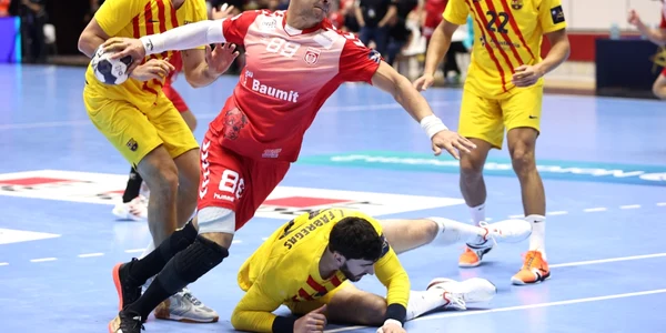 handbal masculin dinamo fc barcelona 17 februarie 2022 foto mediafax george fluster