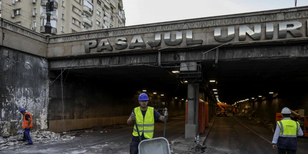 Lucrări Pasajul Unirii - 20 iun 2022 / FOTO Inquam Photos / Octav Ganea